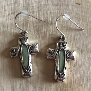 Cross earrings